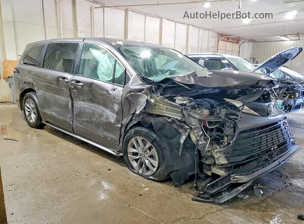 5TDKRKEC3MS036815 2021 TOYOTA SIENNA Gray Delantero derecho
