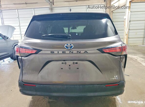 5TDKRKEC3MS036815 2021 TOYOTA SIENNA Gray Vista trasera