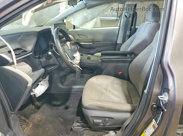 5TDKRKEC3MS036815 2021 TOYOTA SIENNA Gray Vista interior delantera