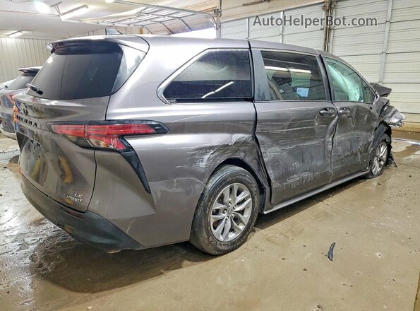 5TDKRKEC3MS036815 2021 TOYOTA SIENNA Gray Trasero derecho