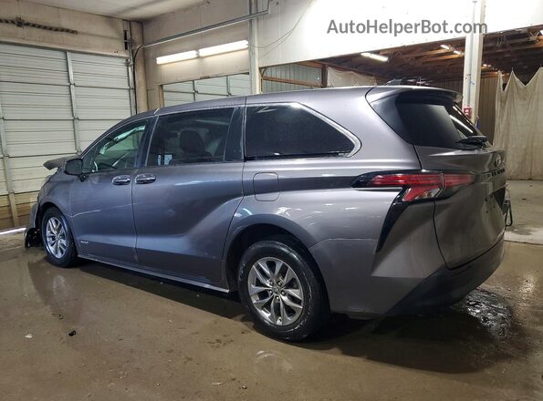 5TDKRKEC3MS036815 2021 TOYOTA SIENNA Gray Trasero izquierdo