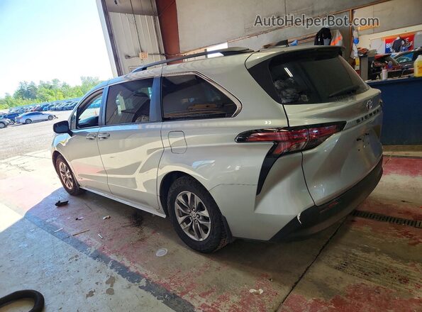5TDKRKEC4MS068625 2021 TOYOTA SIENNA Silver Հետևի ձախ