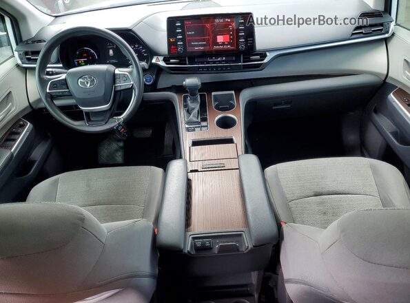 5TDKRKEC5MS027453 2021 TOYOTA SIENNA White Вид панелі приладів