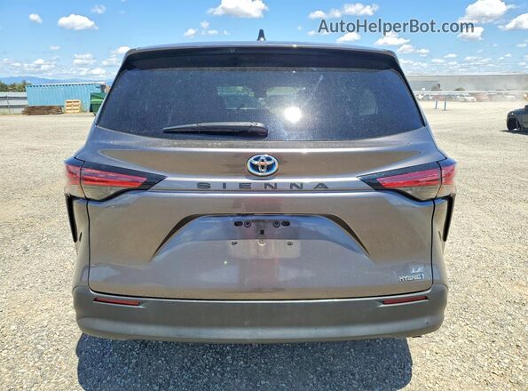5TDKRKEC5MS066513 2021 TOYOTA SIENNA Gray უკანა ხედი
