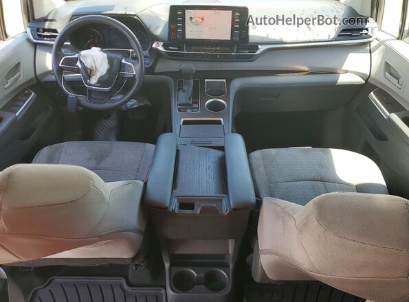 5TDKRKEC5MS066513 2021 TOYOTA SIENNA Gray წინა პანელის ხედი