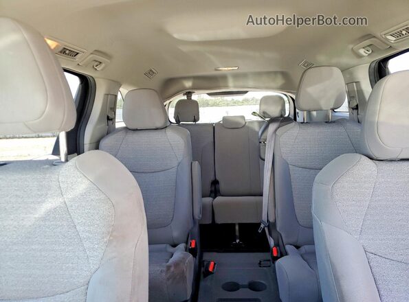 5TDKRKEC5MS066513 2021 TOYOTA SIENNA Gray უკანა სავარძლების ხედი