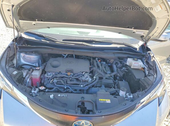 5TDKRKEC6MS012461 2021 TOYOTA SIENNA Silver Vista del compartimento del motor
