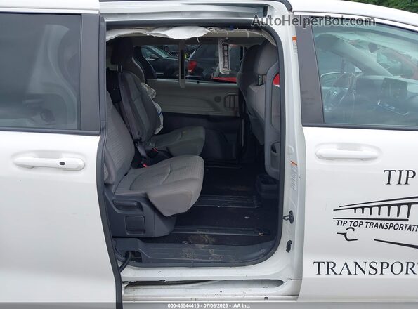 5TDKRKEC7MS045811 2021 TOYOTA SIENNA White VIN კოდის სტიკერის ხედი