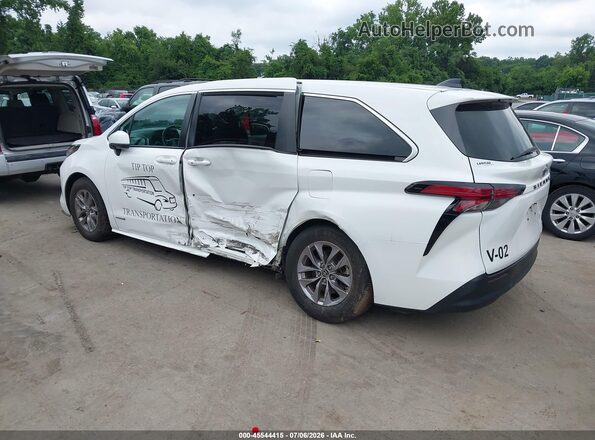 5TDKRKEC7MS045811 2021 TOYOTA SIENNA White უკანა მარცხენა