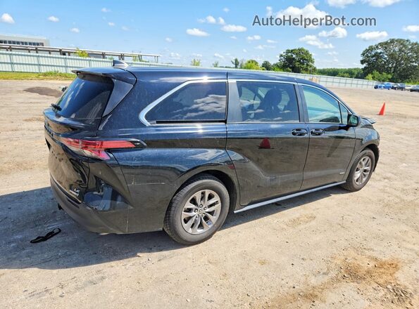 5TDKRKEC7MS048093 2021 TOYOTA SIENNA Black Задня права чверть