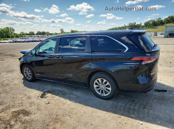 5TDKRKEC7MS048093 2021 TOYOTA SIENNA Black Задня ліва чверть