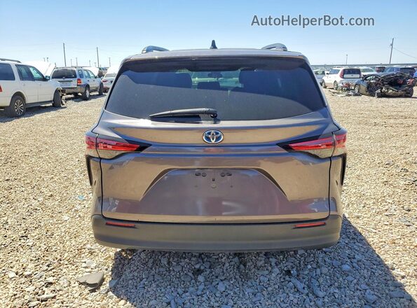 5TDKRKEC7MS052290 2021 TOYOTA SIENNA Charcoal უკანა ხედი