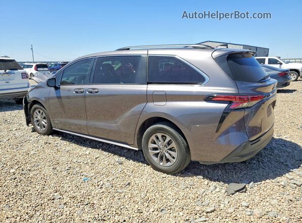 5TDKRKEC7MS052290 2021 TOYOTA SIENNA Charcoal უკანა მარცხენა
