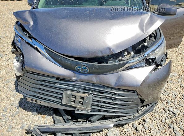 5TDKRKEC7MS052290 2021 TOYOTA SIENNA Charcoal ძრავის განყოფილების ხედი