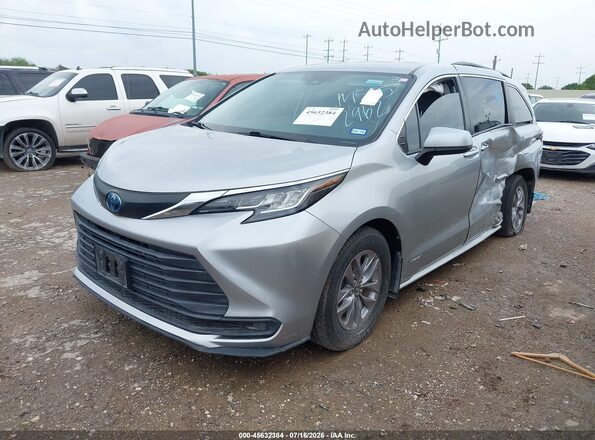 5TDKRKEC8MS052962 2021 TOYOTA SIENNA Gray Front left