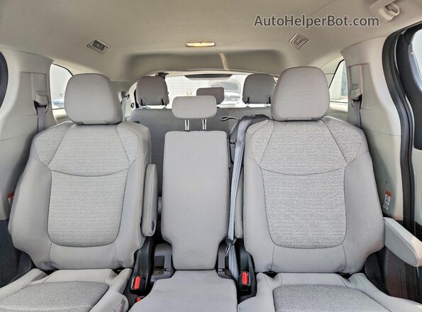 5TDKRKECXPS143526 2023 TOYOTA SIENNA White Հետևի նստատեղերի տեսք