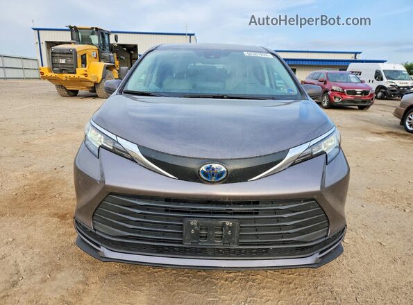 5TDKSKFC3MS007110 2021 TOYOTA SIENNA Gray წინა ხედი