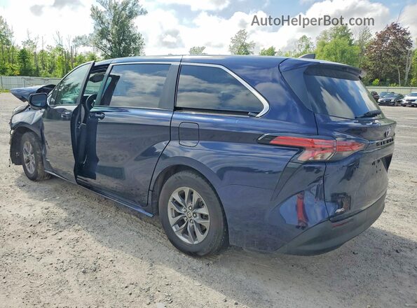 5TDKSKFC4MS011912 2021 TOYOTA SIENNA Blue Rear left