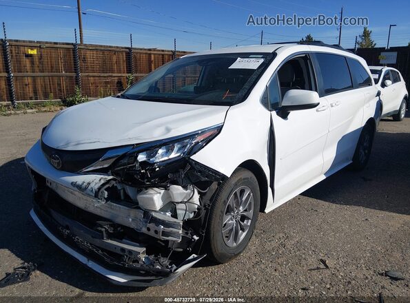 5TDKSKFC5PS074327 2023 TOYOTA SIENNA White Przód lewy