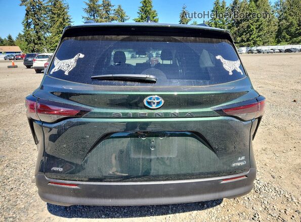 5TDKSKFC8PS095771 2023 TOYOTA SIENNA Green Հետևի տեսք