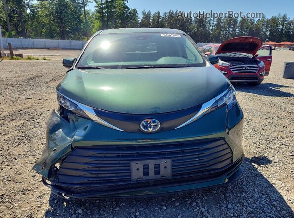 5TDKSKFC8PS095771 2023 TOYOTA SIENNA Green Դիմացի տեսք