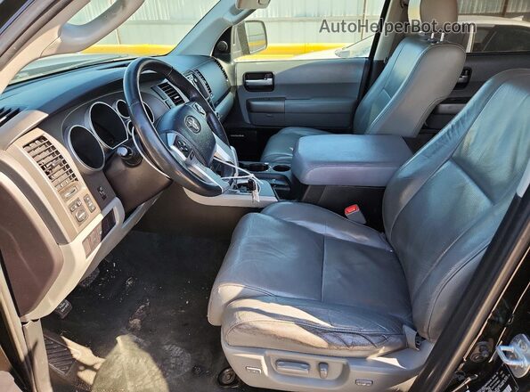5TDKY5G10GS064348 2016 TOYOTA SEQUOIA Black წინა სალონის ხედი