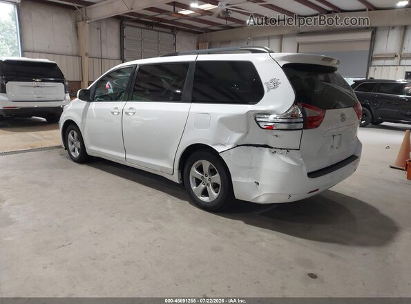 5TDKZ3DC0HS778313 2017 TOYOTA SIENNA White Задня ліва чверть
