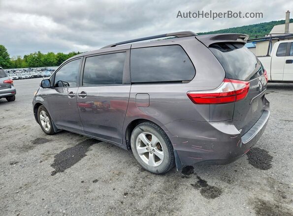 5TDKZ3DC0HS825405 2017 TOYOTA SIENNA Gray Rear left