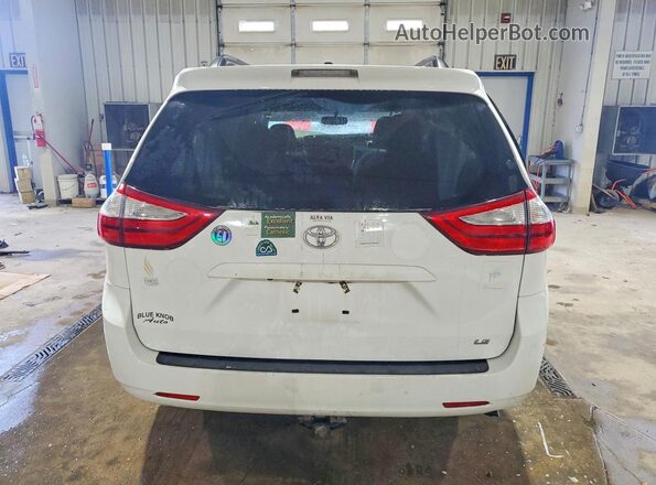 5TDKZ3DC0HS845329 2017 TOYOTA SIENNA White Widok z tyłu