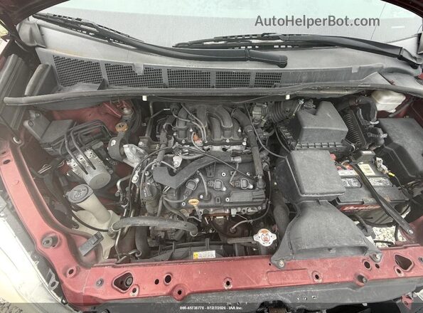 5TDKZ3DC0HS845833 2017 TOYOTA SIENNA Red Widok z tyłu