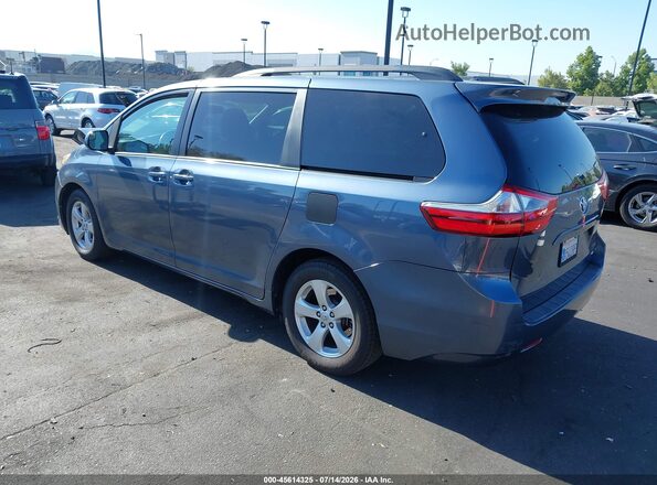 5TDKZ3DC0HS859666 2017 TOYOTA SIENNA Light Blue Հետևի ձախ