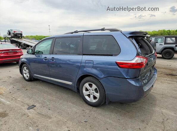 5TDKZ3DC0HS868707 2017 TOYOTA SIENNA Blue უკანა მარცხენა