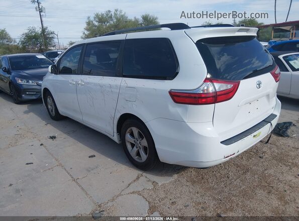5TDKZ3DC1HS793502 2017 TOYOTA SIENNA White Задня ліва чверть