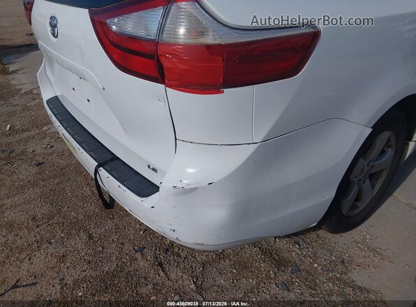 5TDKZ3DC1HS793502 2017 TOYOTA SIENNA White Вид спереду