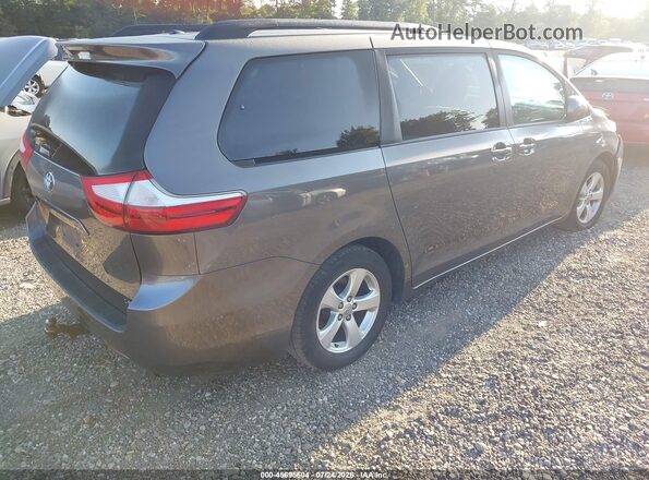 5TDKZ3DC1HS839703 2017 TOYOTA SIENNA Gray Հետևի աջ