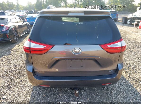5TDKZ3DC1HS839703 2017 TOYOTA SIENNA Gray 