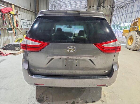 5TDKZ3DC1HS865458 2017 TOYOTA SIENNA Серый Вид сзади
