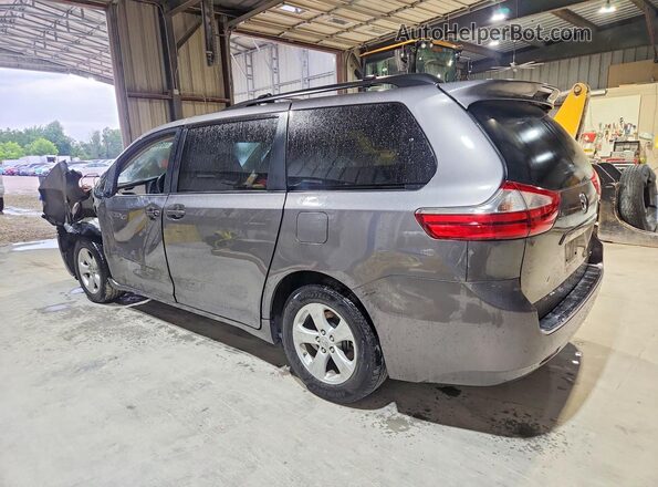 5TDKZ3DC1HS865458 2017 TOYOTA SIENNA Серый Задняя левая четверть