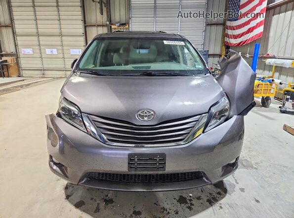 5TDKZ3DC1HS865458 2017 TOYOTA SIENNA Серый Вид спереди