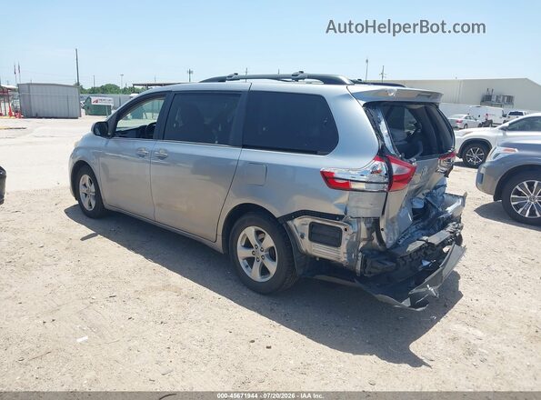 5TDKZ3DC1HS884981 2017 TOYOTA SIENNA Серебряный Задняя левая четверть