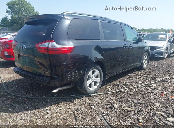 5TDKZ3DC1HS898699 2017 TOYOTA SIENNA Black Հետևի աջ