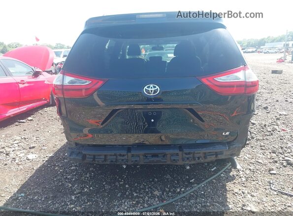 5TDKZ3DC1HS898699 2017 TOYOTA SIENNA Black Դիմացի տեսք