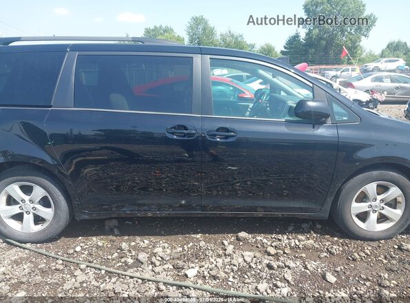 5TDKZ3DC1HS898699 2017 TOYOTA SIENNA Black Սալոնի 360 աստիճան տեսք