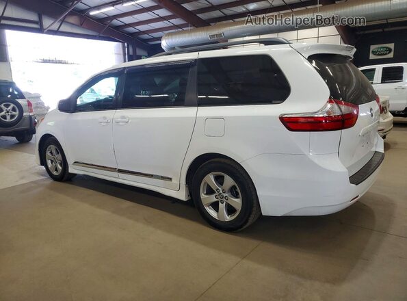 5TDKZ3DC1JS944814 2018 TOYOTA SIENNA White Задня ліва чверть