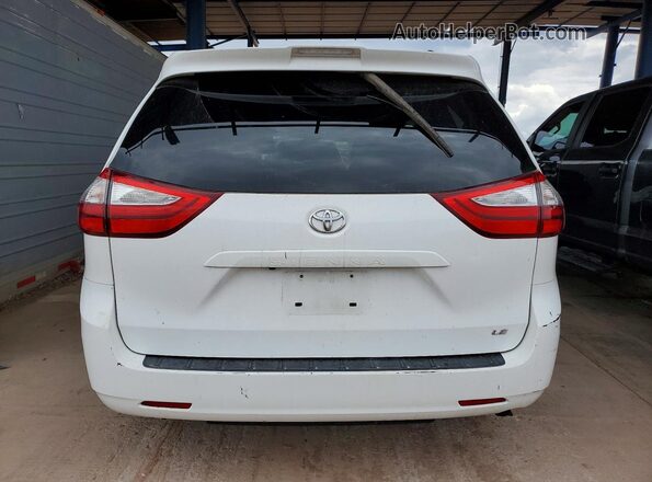5TDKZ3DC1JS957398 2018 TOYOTA SIENNA Белый Вид сзади