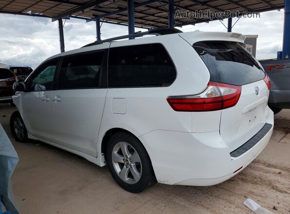 5TDKZ3DC1JS957398 2018 TOYOTA SIENNA Белый Задняя левая четверть