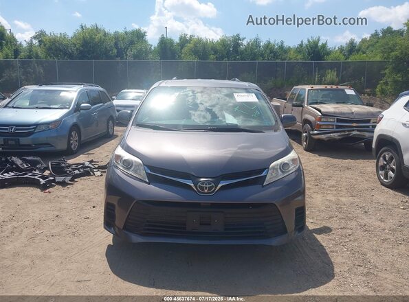 5TDKZ3DC1JS958731 2018 TOYOTA SIENNA Коричневый Вид щитка приборов