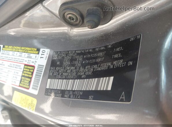 5TDKZ3DC1JS958731 2018 TOYOTA SIENNA Коричневый Вид подкапотного пространства