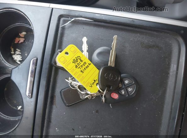 5TDKZ3DC1JS958731 2018 TOYOTA SIENNA Коричневый Вид панели приборов