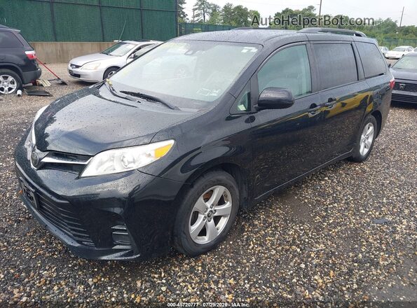 5TDKZ3DC1LS054882 2020 TOYOTA SIENNA Black Vista tres cuartos delantera izquierda
